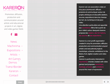 Tablet Screenshot of kareron.com
